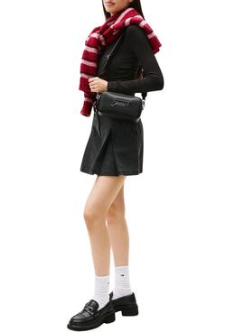 Handtasche Tommy Jeans Camera Serif in Schwarz für Damen