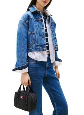 Tasche Tommy Jeans Daily Crossover Schwarz für Frauen.