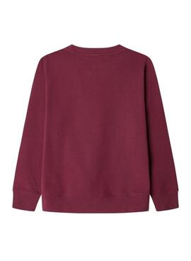 Sweatshirt Pepe Jeans Art Granat für Jungen.