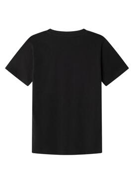 T-shirt Pepe Jeans New Art schwarz für Jungen.