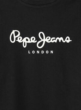 T-shirt Pepe Jeans New Art schwarz für Jungen.