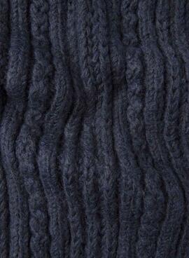 Schal Pepe Jeans Skyler in Marineblau für Mädchen.