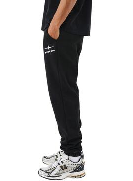 Jogger Project x Paris aus schwarzem Baumwollstoff für Herren.