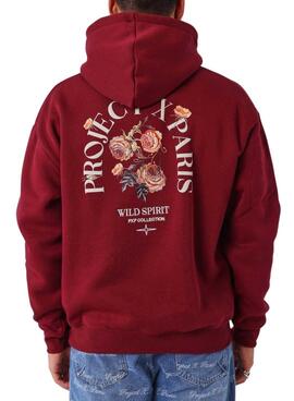 Sweatshirt Project x Paris Roses rot für Herren
