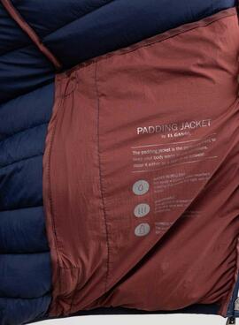 Männer Blauer gepolsterter Mantel von El Ganso