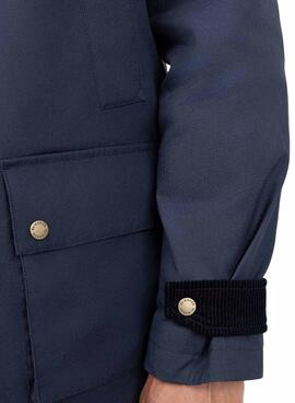 Parka El Ganso mit Cordkragen in Marineblau für Herren