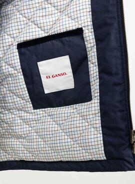 Parka El Ganso mit Cordkragen in Marineblau für Herren