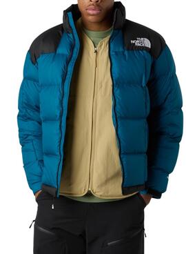 Gepolsterte Jacke The North Face Lhotse in Blau für Herren.