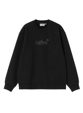 Sweatshirt Carhartt Wiptopia Schwarz für Damen.