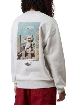 Sweatshirt Carhartt Wiptopia Grau für Damen.