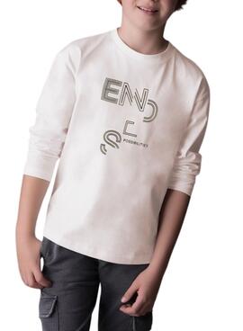 T-Shirt Mayoral Endless Possibilities in Weiß für Jungen