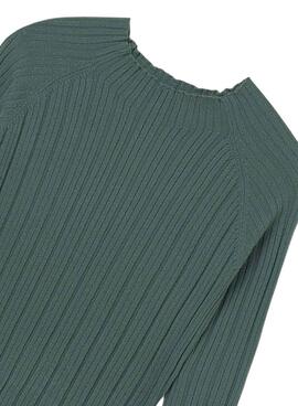 T-shirt Mayoral Tricot grün für Mädchen