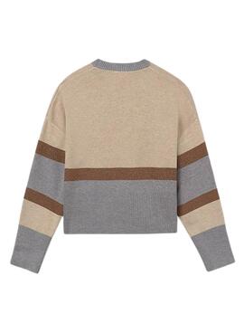 Mayoral Metallstreifen Pullover für Mädchen