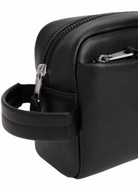 Kulturtasche Tommy Jeans Linear Logo Schwarz für Herren