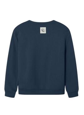 Sweatshirt Name It Nello in marineblau für Jungen.