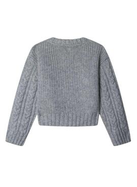 Pepe Jeans Baela Grau Pullover für Mädchen.