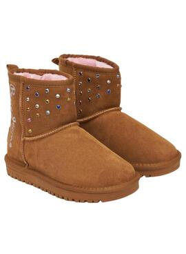 Stiefel Pepe Jeans Diss Studs Kamel für Mädchen.