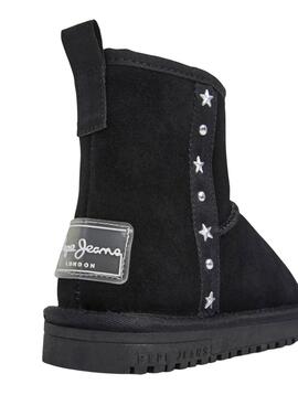 Stiefel Pepe Jeans Diss Rock Schwarz für Mädchen.