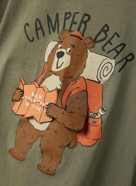 T-Shirt Name It Molen in Grün für Jungen