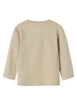 T-Shirt Name It Molen beige für Jungen