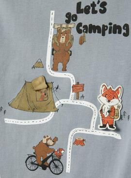 T-Shirt Name It Molen blau für Jungen