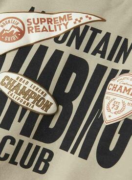 Pullover Name It Mosman beige für Jungen.