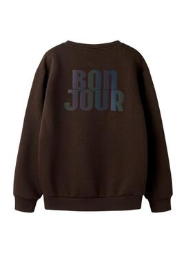 Sweatshirt Name It Randall braun für Jungen.
