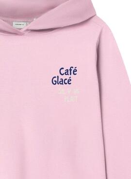 Sweatshirt Name It Fofina rosa für Mädchen