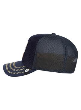 Mütze Goorin Bros High Class in Marineblau aus Cordgewebe