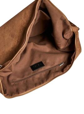 Handtasche Pieces Amanda Wildleder braun für Damen
