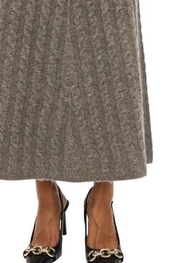 Vila Virelli Maxi-Strickrock in Braun für Damen