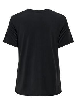 T-Shirt Only Free Modal Schwarz für Damen