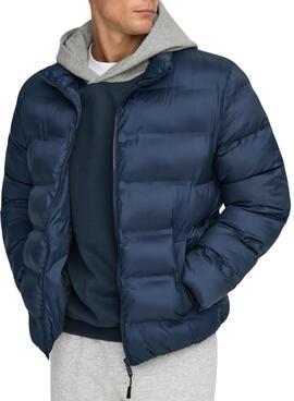 Jacke Only and Sons Union gepolsterte Marinejacke für Herren