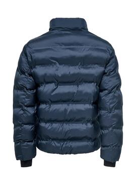 Jacke Only and Sons Union gepolsterte Marinejacke für Herren