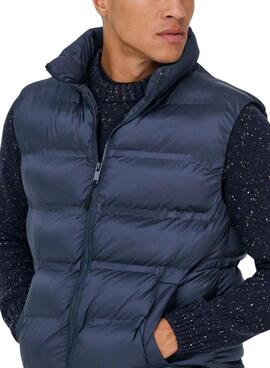 Weste Only and Sons Union in Marineblau für Herren