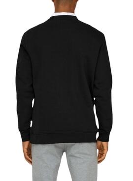 Sudadera Only and Sons Curated Crew schwarz für Herren.