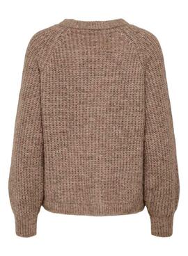 Pullover Only Gila Beige für Damen.