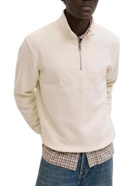 Sweatshirt Jack and Jones Bleecker beige für Herren