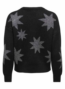 Pullover Only Rosie Glitter schwarz für Damen