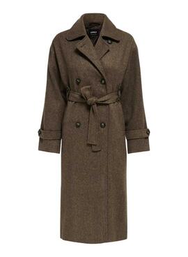 Mantel Only Gina braun für Damen