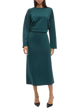 Rock Vila Visiffi Midi in Grün für Damen.