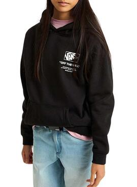 Pullover Vans Stockpile schwarz für Mädchen und Jungen