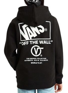 Pullover Vans Stockpile schwarz für Mädchen und Jungen