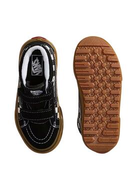 Turnschuhe Vans SK8-Mid Schwarz für Mädchen und Jungen