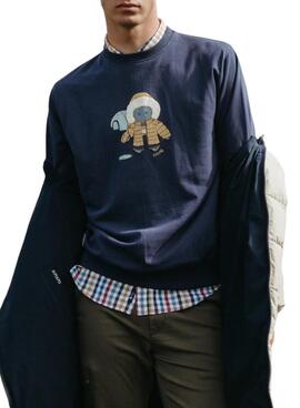 Daunenjacke El Pulpo, wattiert, Arctic, wendbar, beige und marineblau, für Herren