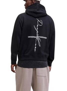Sudadera Jack and Jones Cocover schwarz für Herren