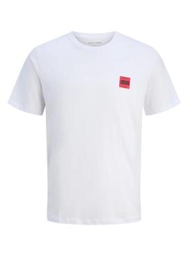 T-Shirt Jack and Jones Brandy weiß für Herren.
