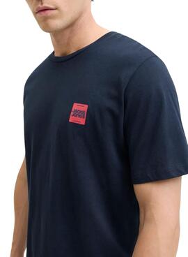 T-Shirt Jack and Jones Brandy marineblau für Herren