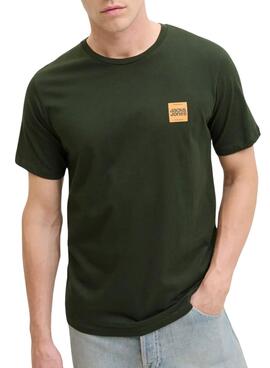 T-Shirt Jack and Jones Brandy grün für Herren