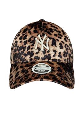 Kappe New Era Leoparden Velours 9FORTY für Damen